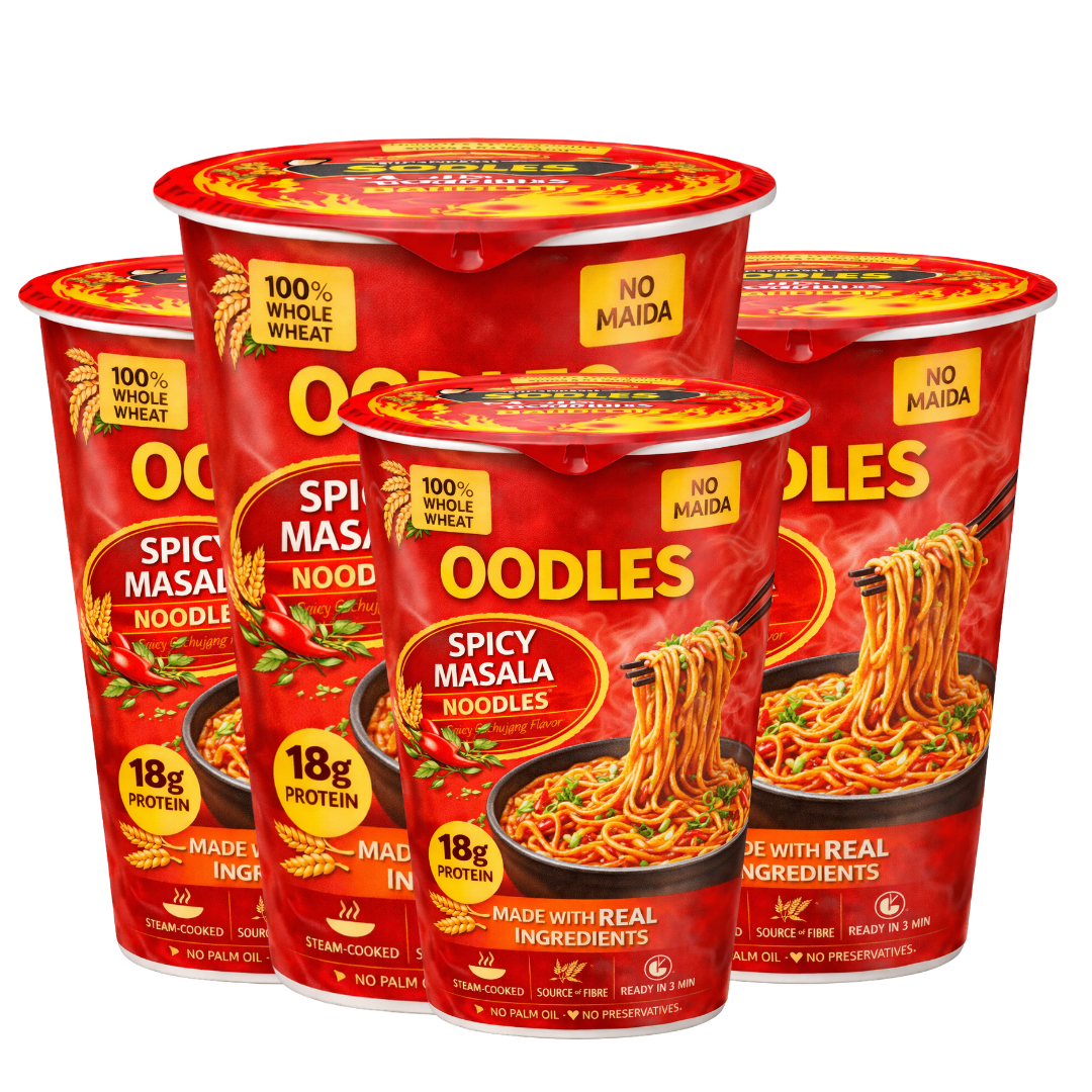 Spicy Masala Cup Noodles (Pack of 4) 4x75g Each