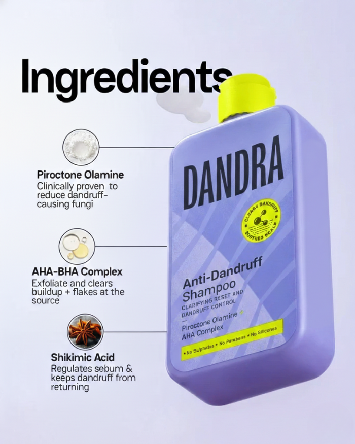 Dandra Anti-Dandruff Shampoo (Mens)