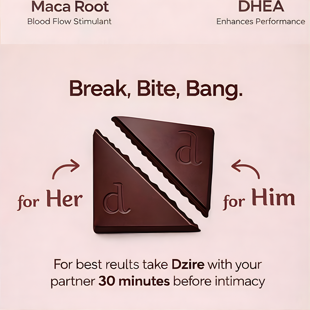 Dzire Dark Aphrodisiac Chocolate - 60g