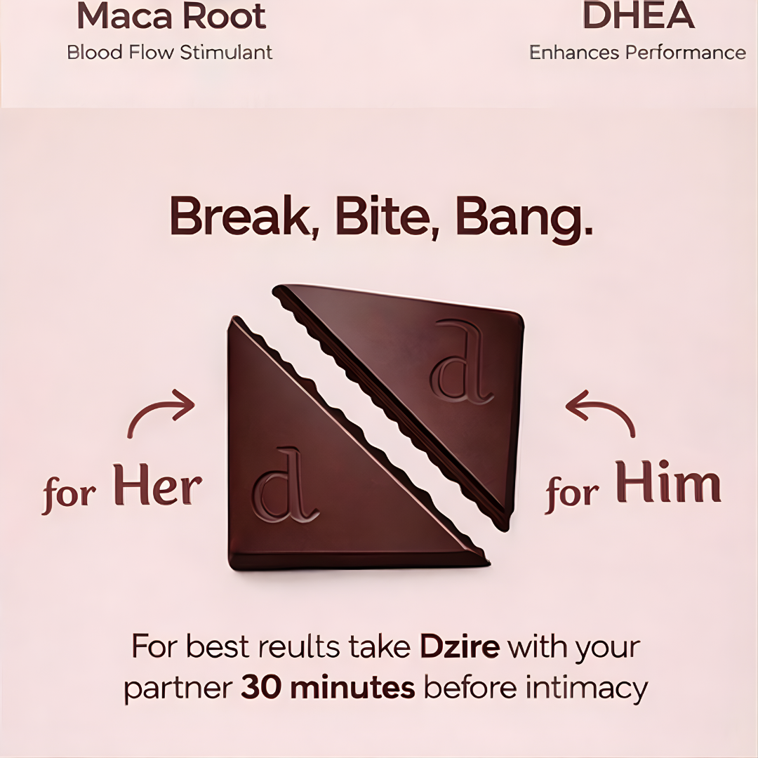 Dzire Dark Aphrodisiac Chocolate - 60g
