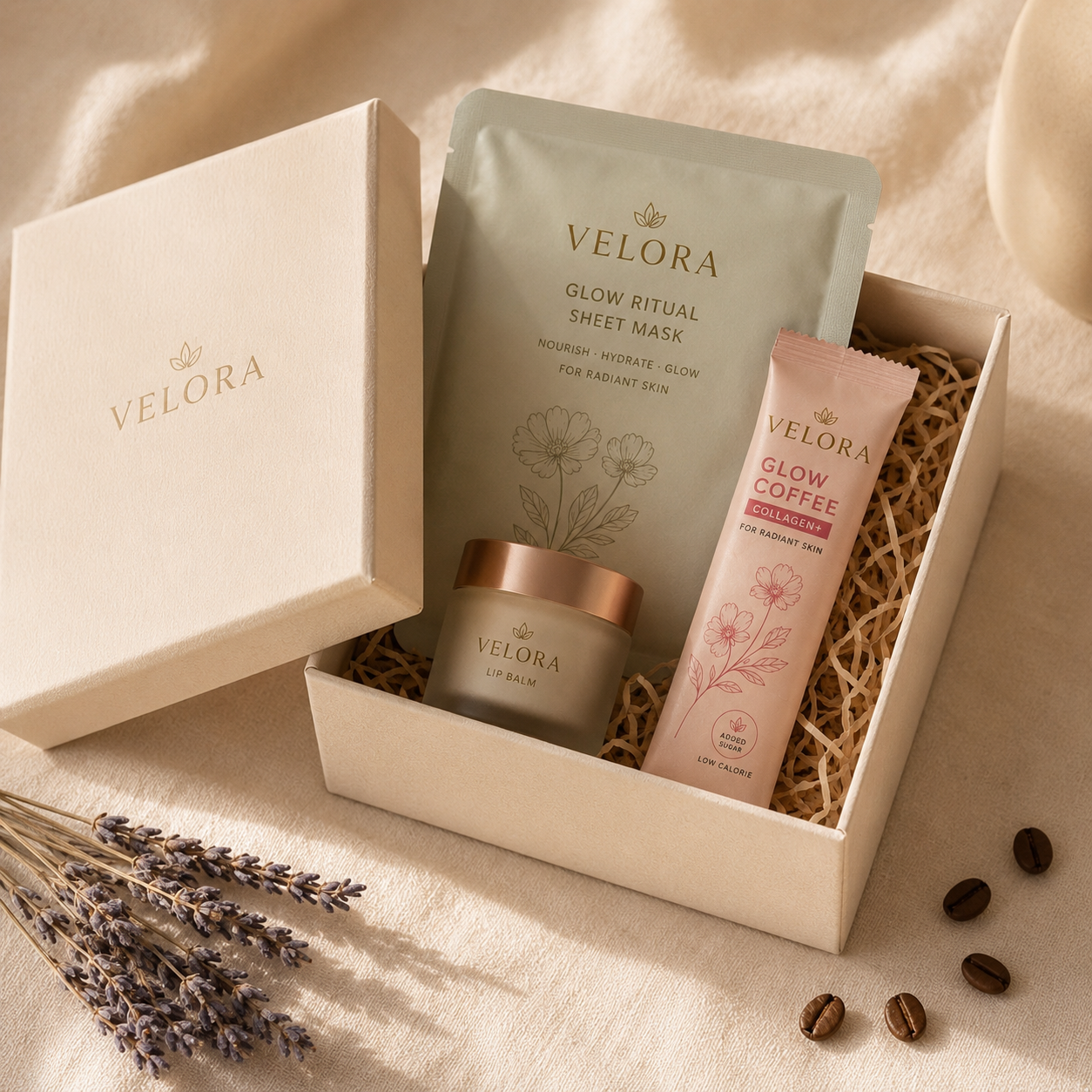 Velora Glow Coffee · Collagen+