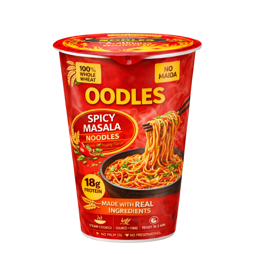 Spicy Masala Cup Noodles (Pack of 4) 4x75g Each