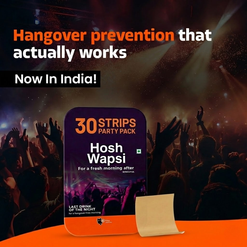 Hosh Wapsi - Hangover Recovery Oral Strip - 30 pc