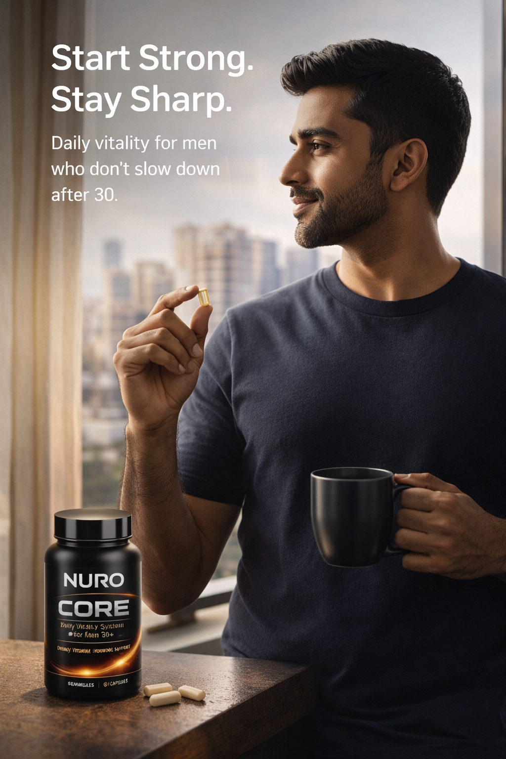 Nuro Core - Energy, Stamina, Hormone Support - 60 Pc