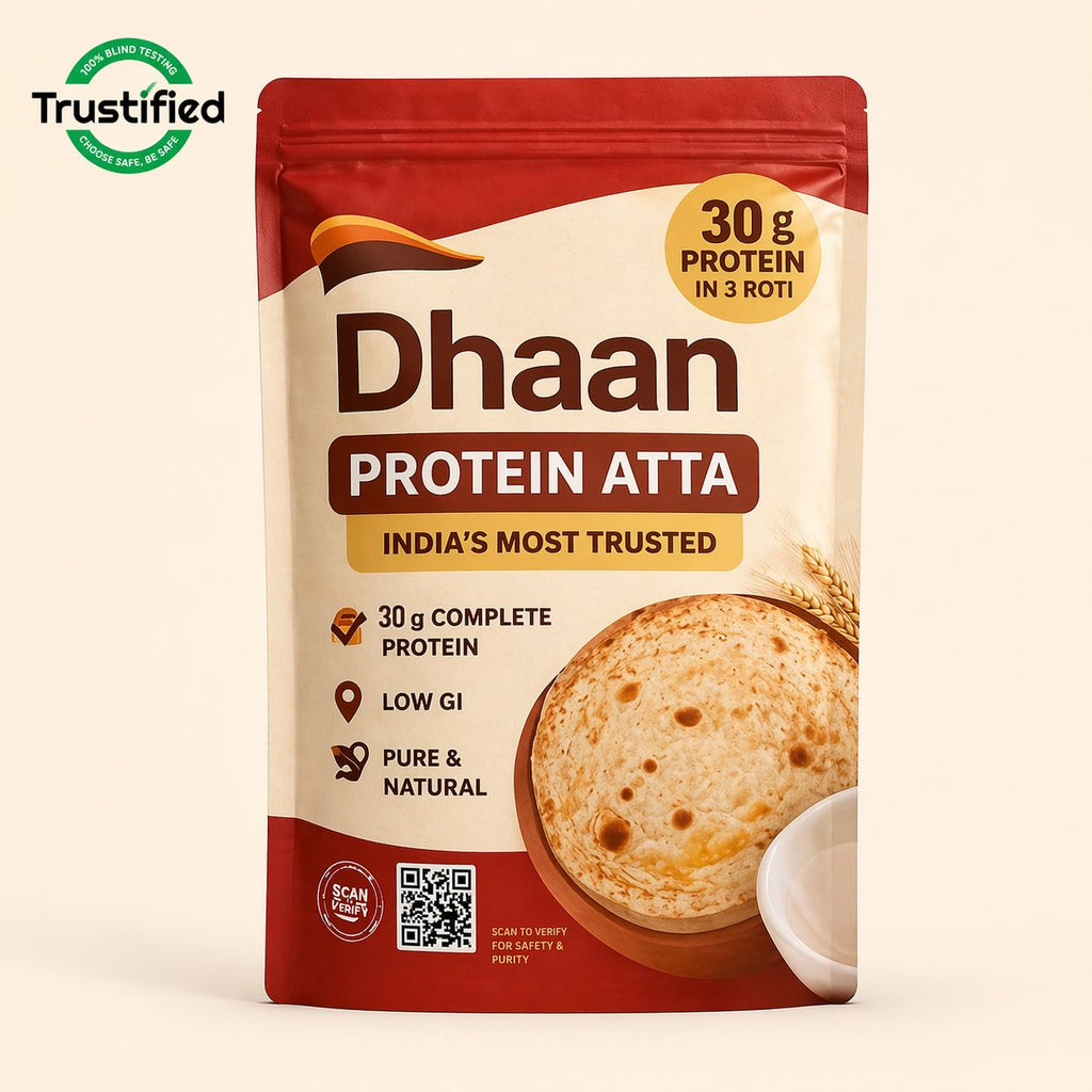 Dhaan | High Protein, High Fiber, Low Carbs Atta (2 KG)