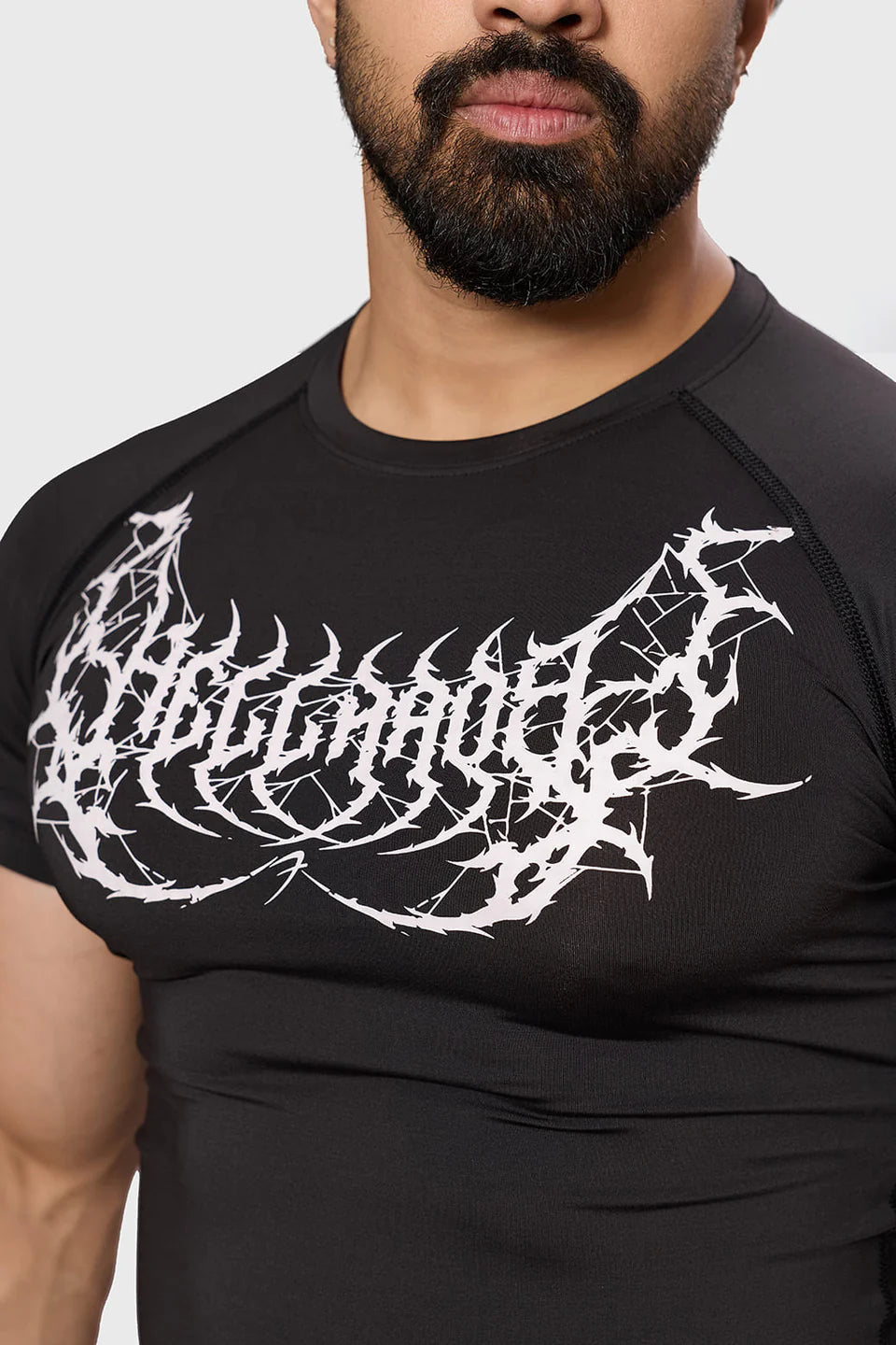 Hell Born Compression T-shirt Black/White