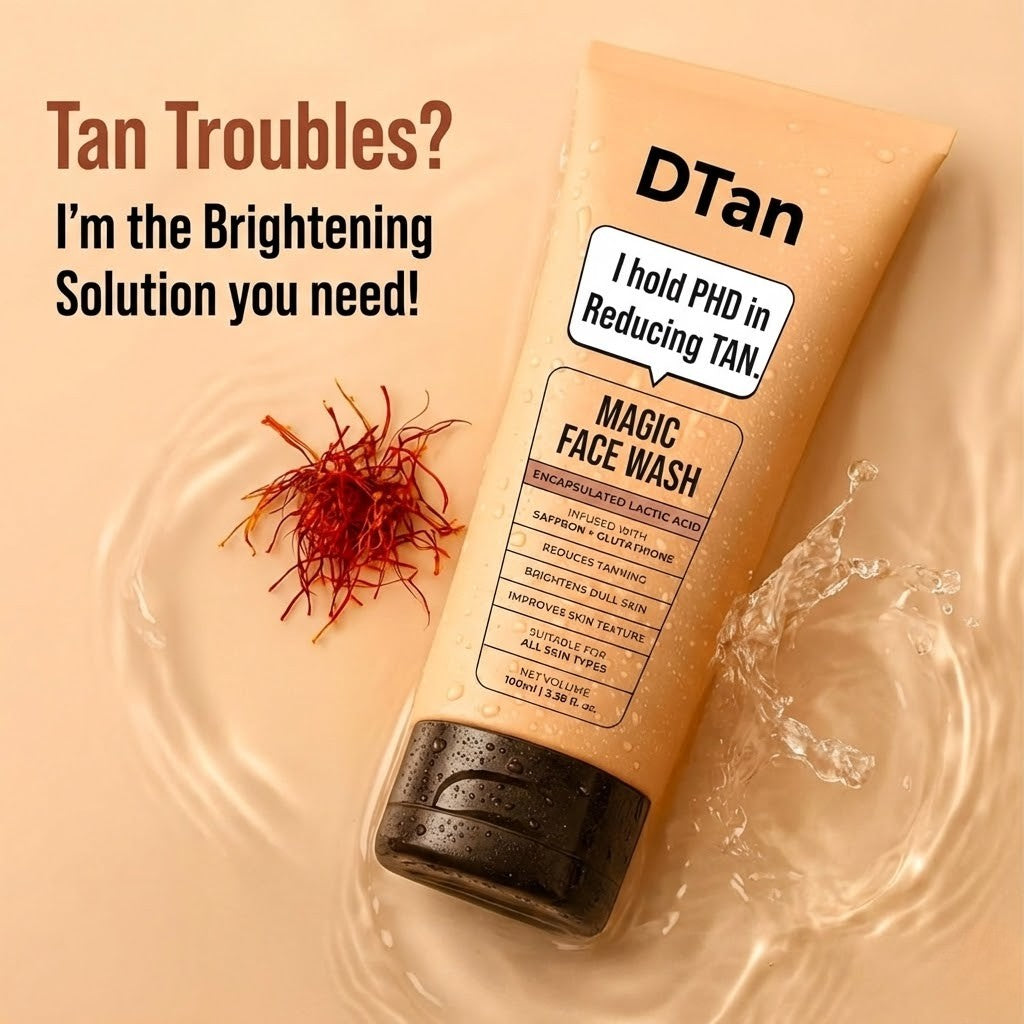 DTan Face Wash for Mens
