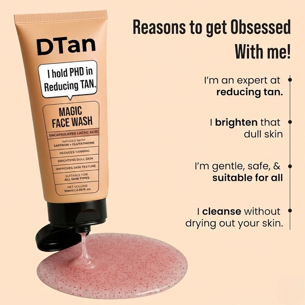DTan Face Wash for Mens