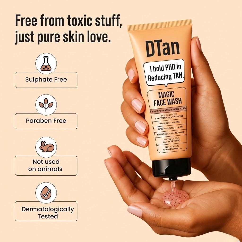 DTan Face Wash for Mens