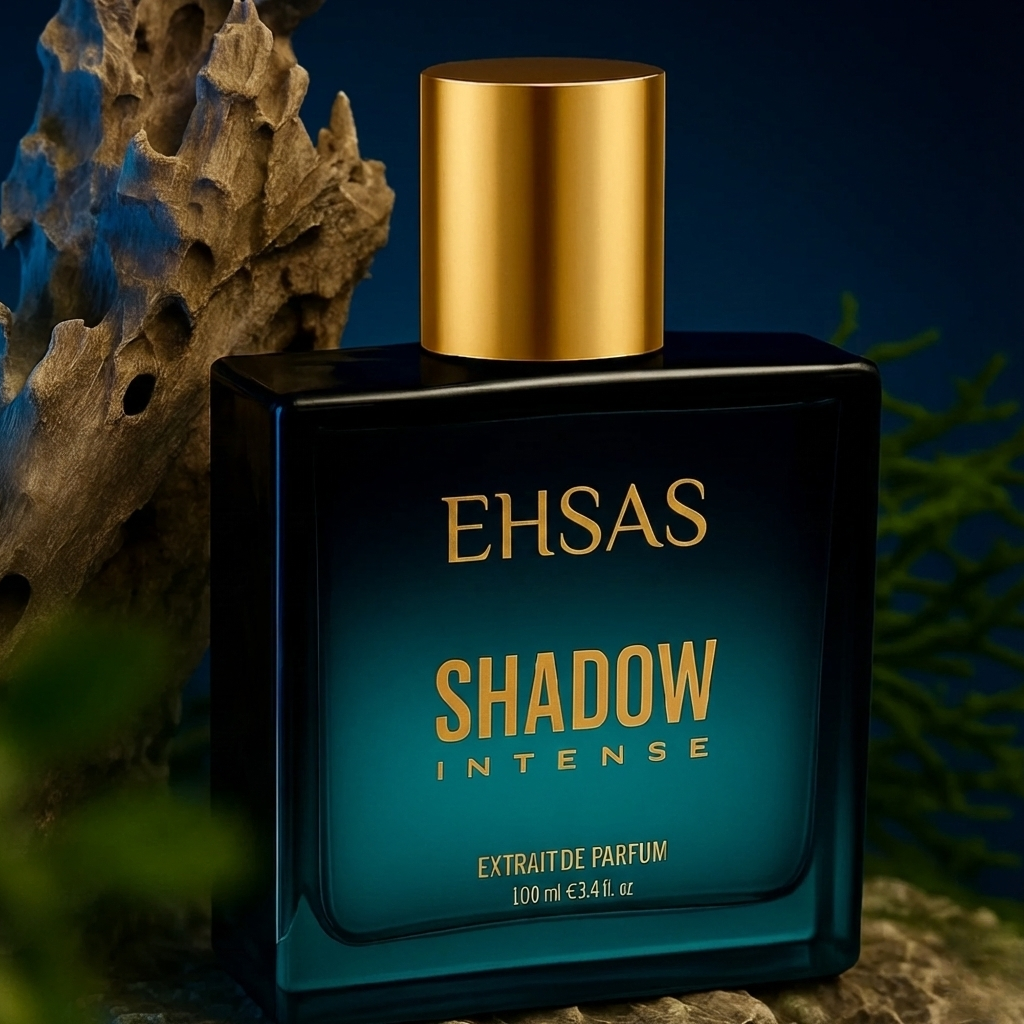 Ehsas Extrait De Parfum Shadow Intense – India’s First & Strongest Perfume with 40% Concentration, 100 ml