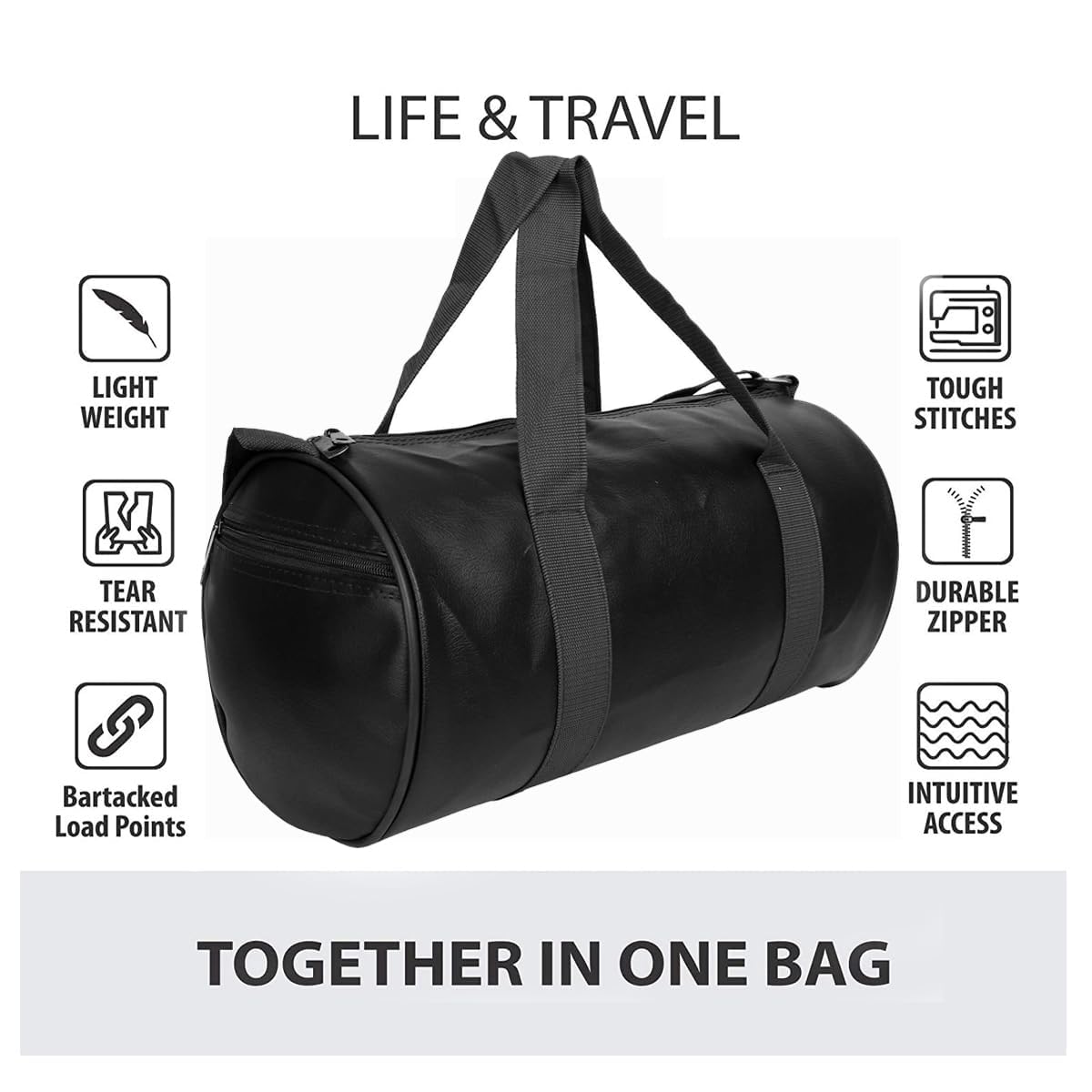 Beast Premium Gym Accessories Combo for Man and Woman Gym Kit for Home Workout with Gym Bag, Shaker, Rope, Wrist Band, Towel, Gloves, Deadlift Straps & Belt