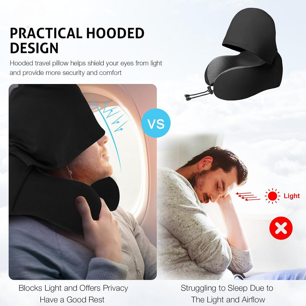 Nook - Neck Pillow with Hood