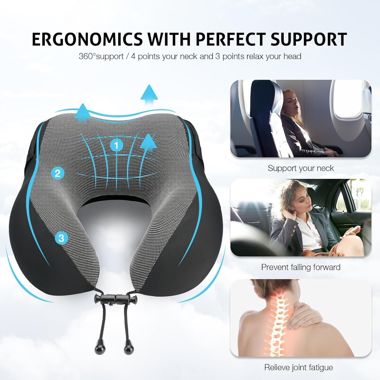 Nook - Neck Pillow with Hood