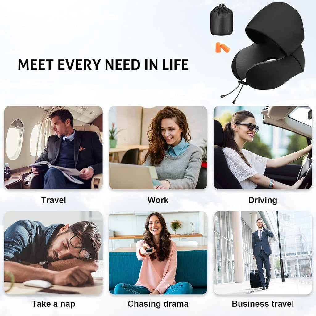 Nook - Neck Pillow with Hood