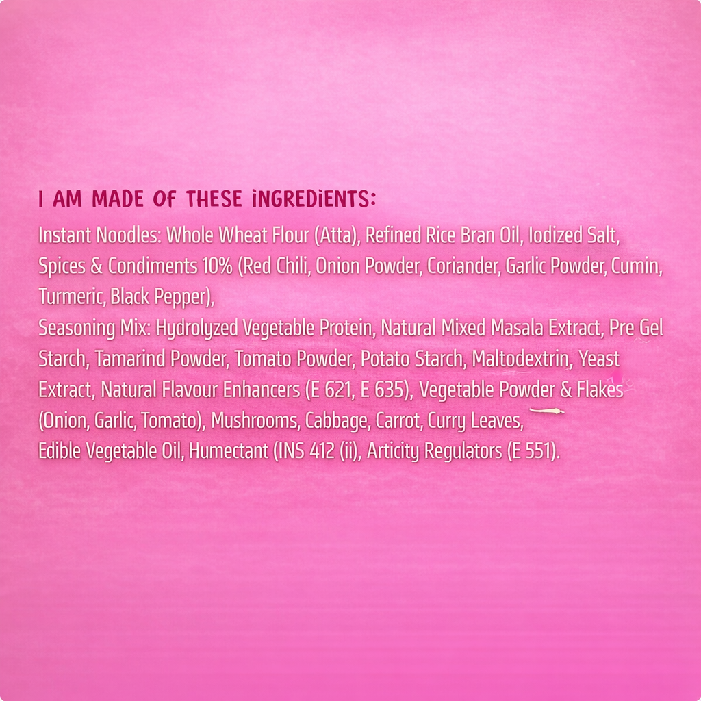 Wheat Korean Noodles (Pack of 4) 4x75g Each