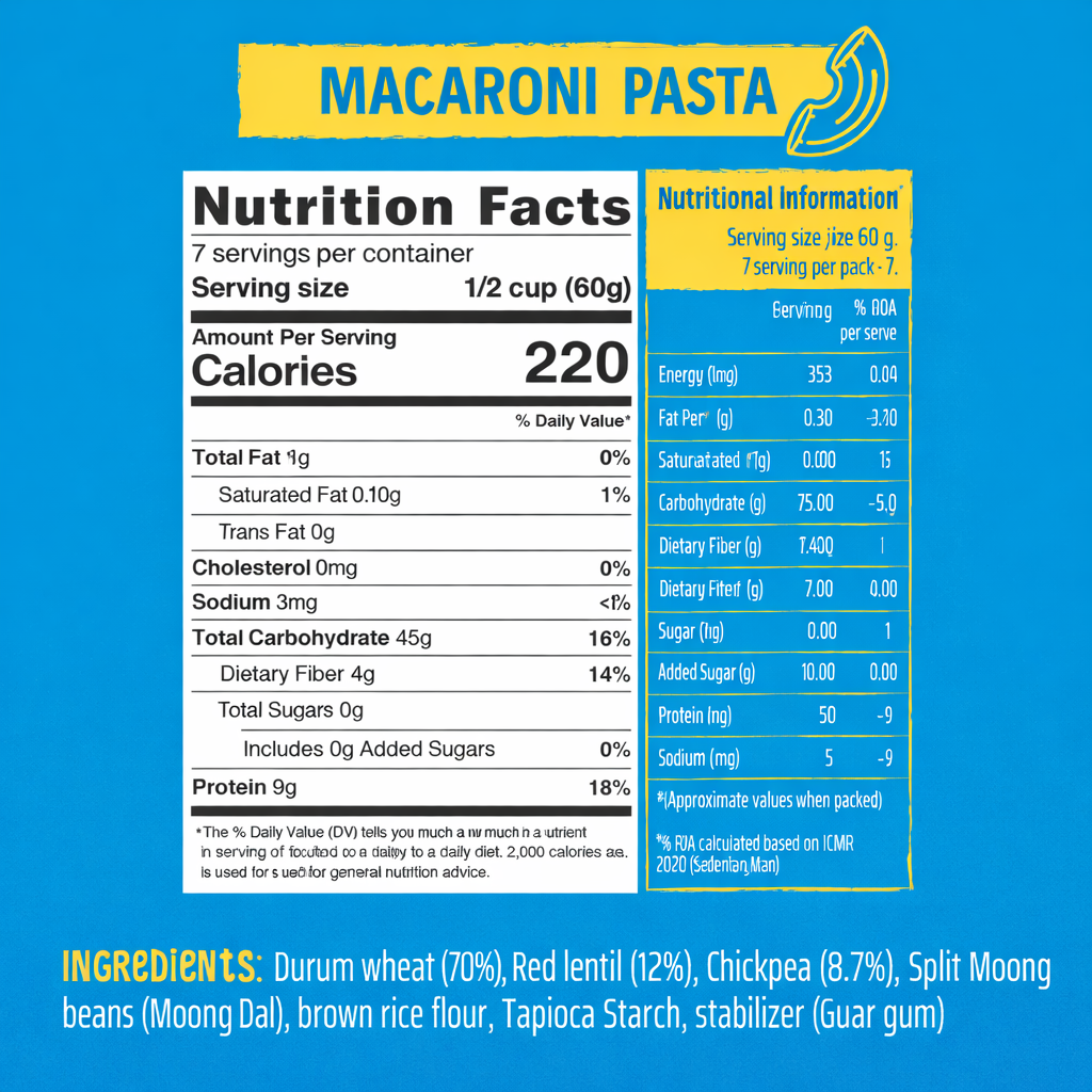 Macaroni Pasta (Pack of 4) 4x400gm Each
