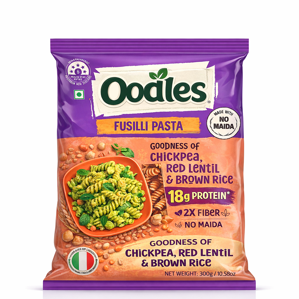 Fusilli Pasta (Pack of 4) 4x400 gm