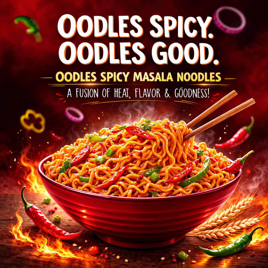 Spicy Masala Noodles (Pack of 4) 4x75g