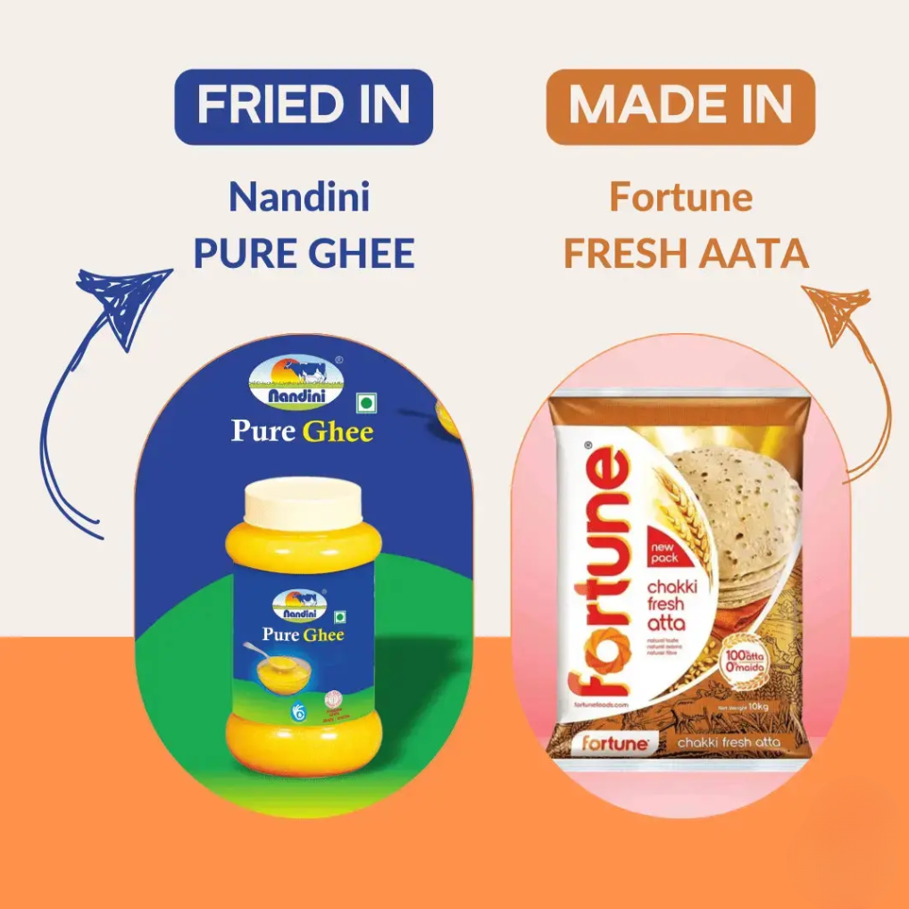 Gud Thekua made in Desi Ghee- 400g