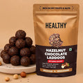 Healthy - Hazelnut & Chocolate - Dates & Dry-Fruits Laddoos - Pack of 20 | No Added Sugar, & Instant Energy