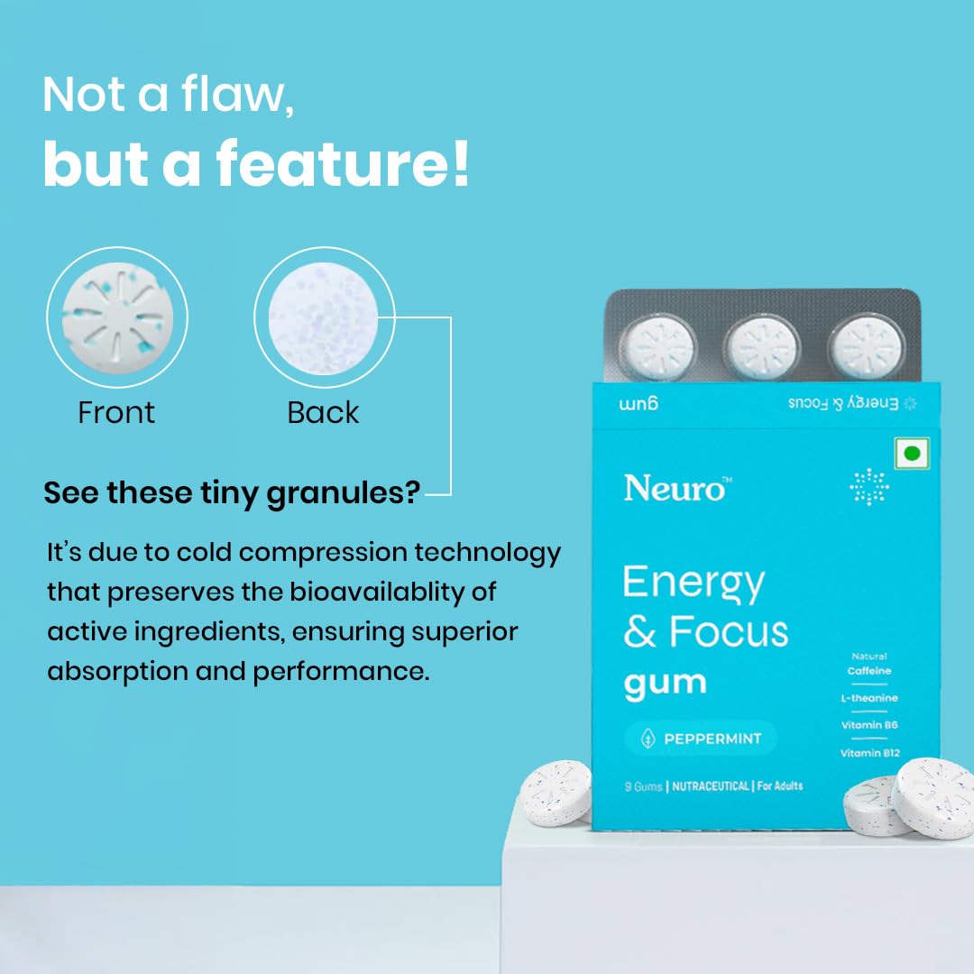 NeuroGum Energy Caffeine Gum (20 Pieces)