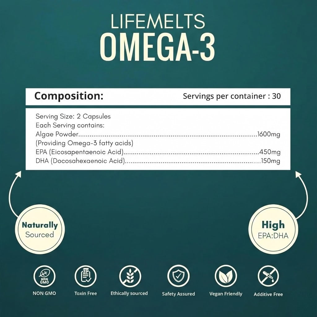Omega 3 - Plant Based - 60 Strips