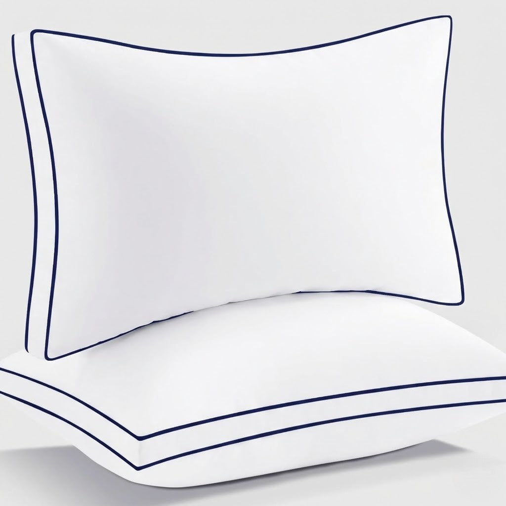 Softy Premium Pillows Standard Size Set of 2, Fluffy and Supportive