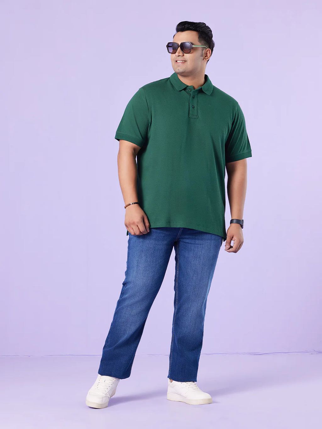 TESSH - PLUS SIZE PREMIUM DOBBY POLO T-SHIRT | XL-7XL