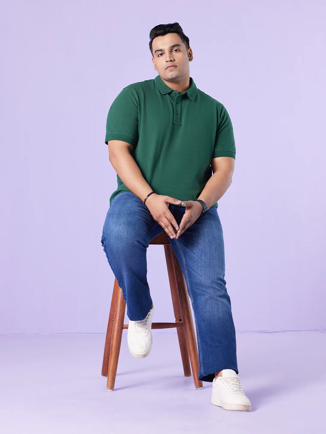 TESSH - PLUS SIZE PREMIUM DOBBY POLO T-SHIRT | XL-7XL