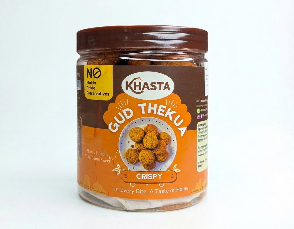 Gud Thekua made in Desi Ghee- 400g