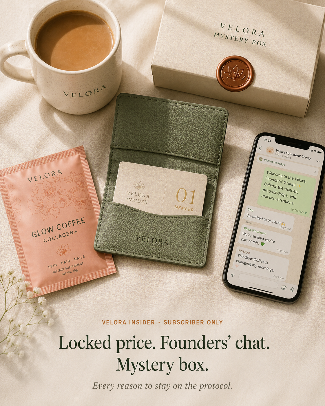 Velora Insider subscriber perks
