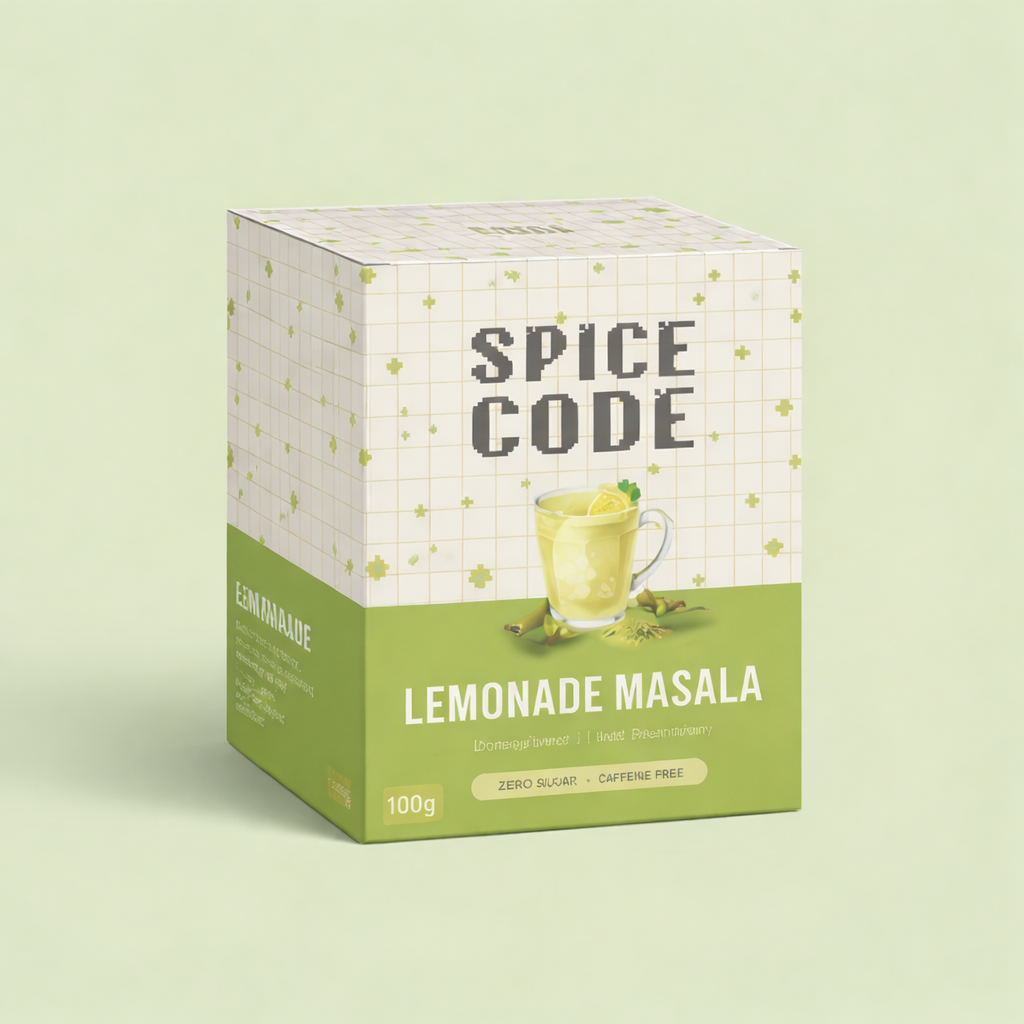 Spice Code - ⁠⁠Chai Masala, Haldi doodh masala,⁠ ⁠⁠Lemonade Masala - 100g Each