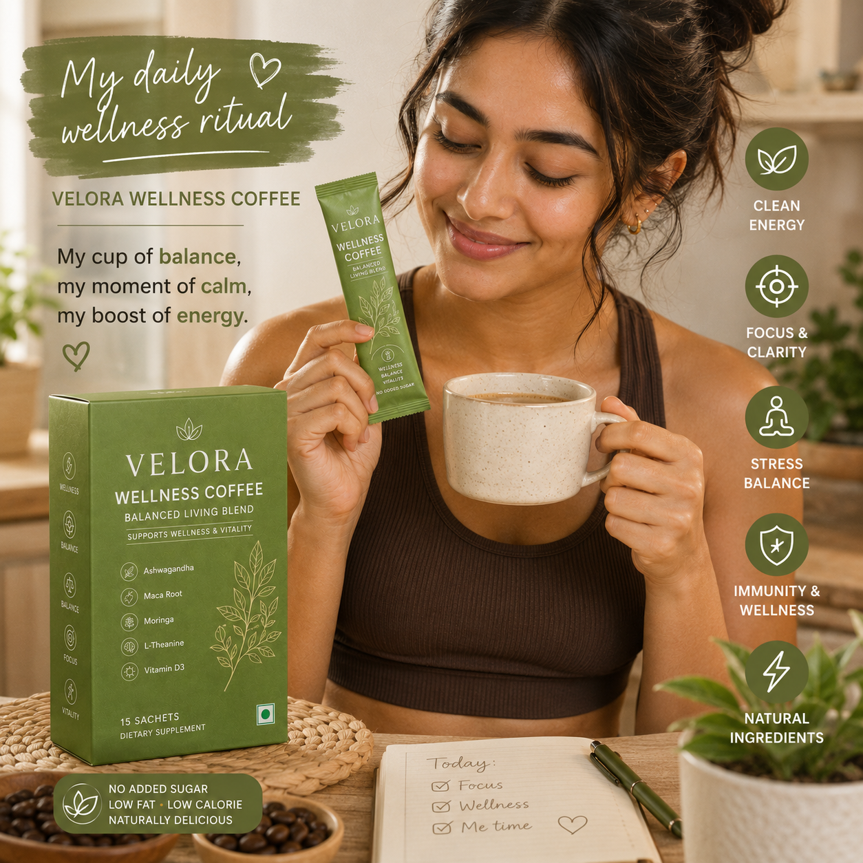 Velora Wellness Coffee daily ritual lifestyle